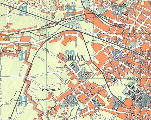 Stadtplanausschnitt